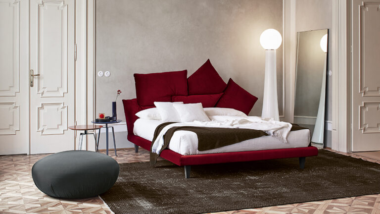 Picabia: modern upholstered bed frame