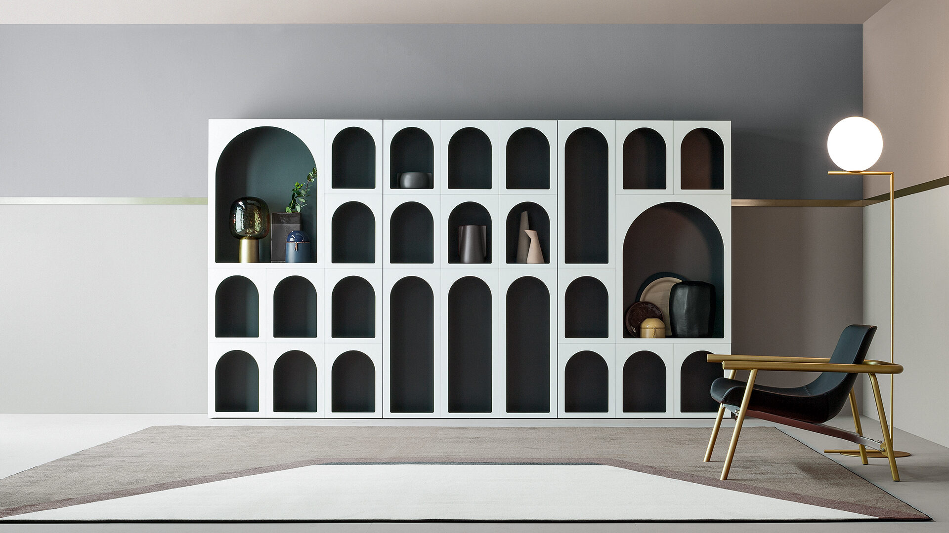 Cabinet de Curiosité: elegant bookcase